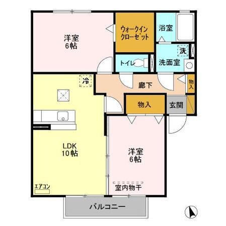 ウィルスクエアの物件間取画像